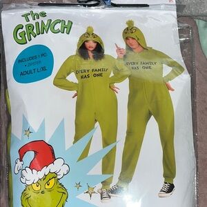 The Grinch Green Zipster Onesie